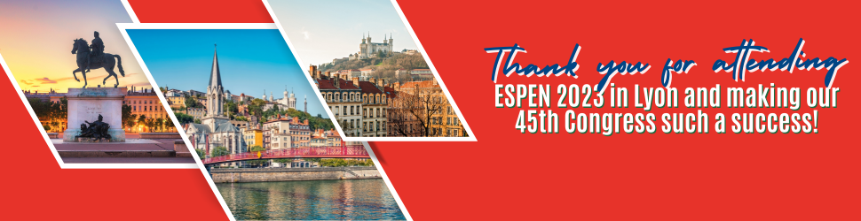 The 45th ESPEN Congress on Clinical Nutrition and Metabolism, held in Lyon, France, from September 9-12, 2023