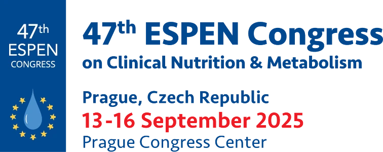 46th ESPEN Congress on Clinical Nutrition & Metabolism. Prague, Czech Republic. 13-16 September 2025